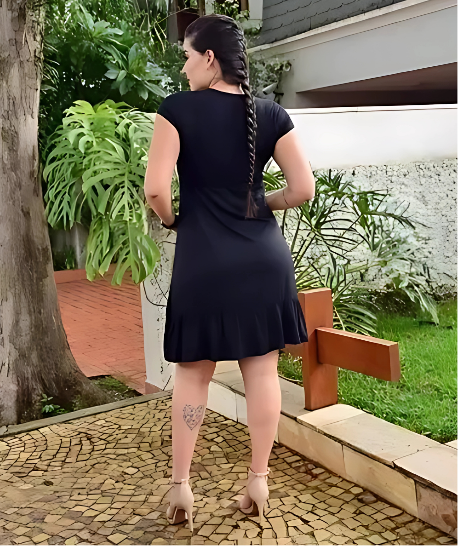 Vestido Gestante Abotoado