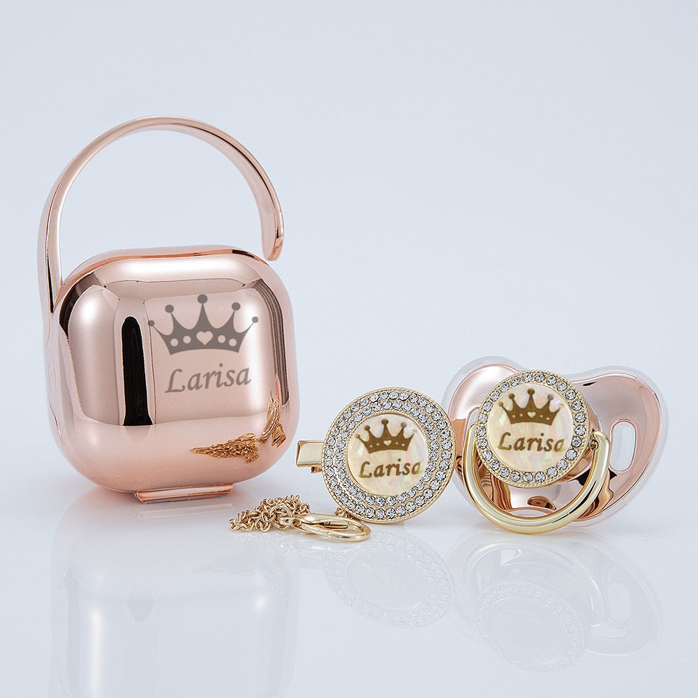 Chupeta Personalizada Premium + Caixinha de Armazenamento