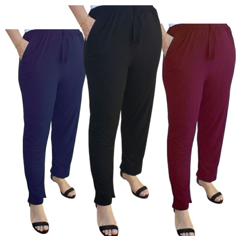 Kit 4 Calças Gestantes para Sustentação e Conforto